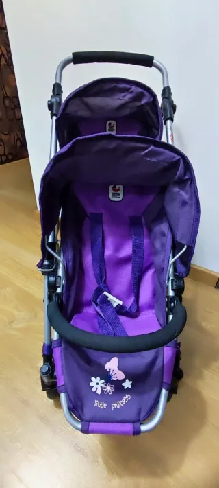 Carrito gemelar para reborn