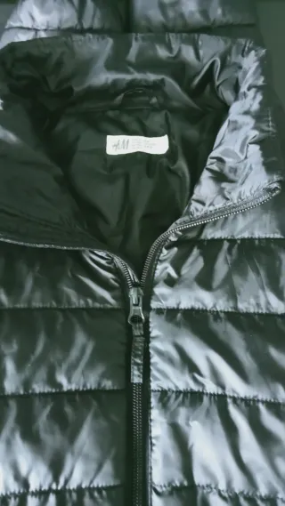 Chaqueta acolchada negra