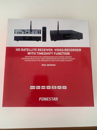 Receptor Satélite HD Fonestar RDS-585WHD