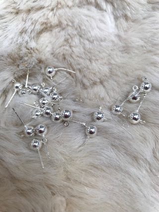 Suministros para Pendientes Plateados