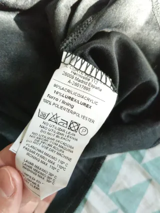 Vestido dorado y negro T40