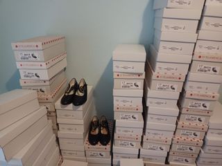 Zapato baile flamenco  D'Flamenca Piel hay tallas