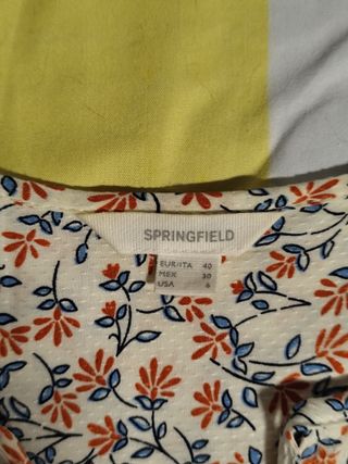 Top Springfield Flores Talla M