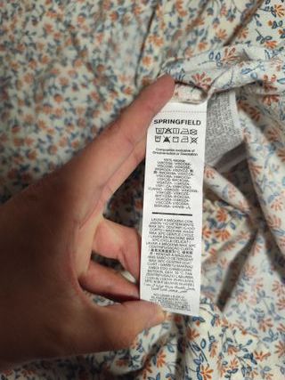 Top Springfield Flores Talla M