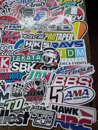 119 Pegatinas Racing para Coche Moto