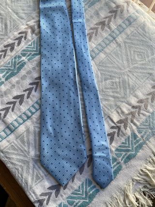 Corbata GIACOMO Seda Italiana Puntos Azules