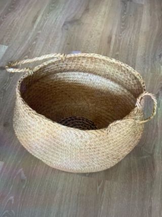 Cesto Mimbre Ikea Beige Marrón