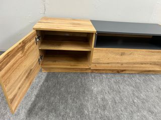 Mueble TV Roble y Gris 180cm