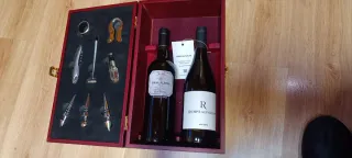 Caja de accesorios para vino
