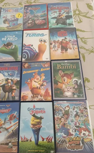 Lote Películas Infantiles DVD y Blu-ray