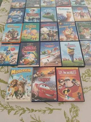 Lote Películas Infantiles DVD y Blu-ray