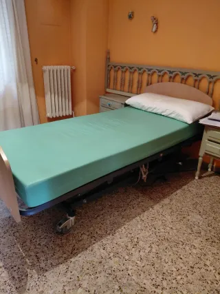 Cama articulada 90cm con colchón viscoelástico