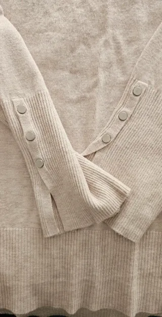 Jersey C&A suave beige talla grande