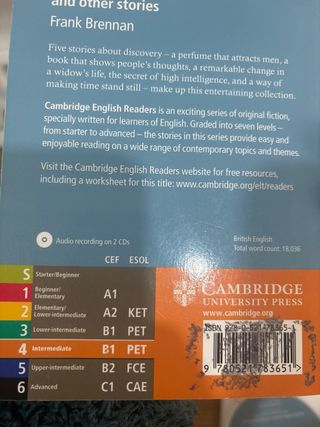 Libros de Inglés. Varios niveles. audios