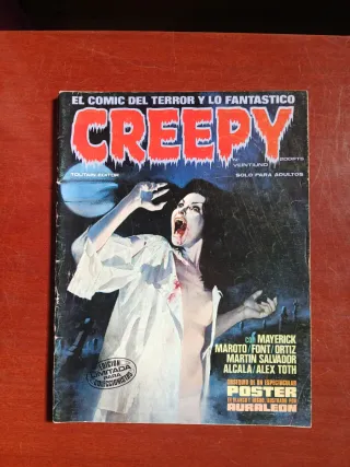 2 cómics Creepy 21 y 67