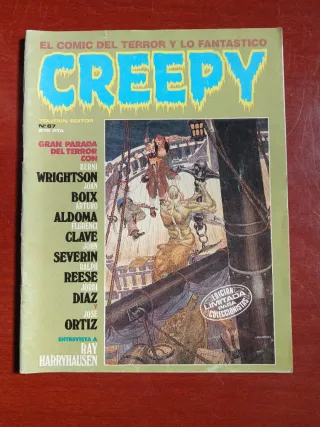 2 cómics Creepy 21 y 67