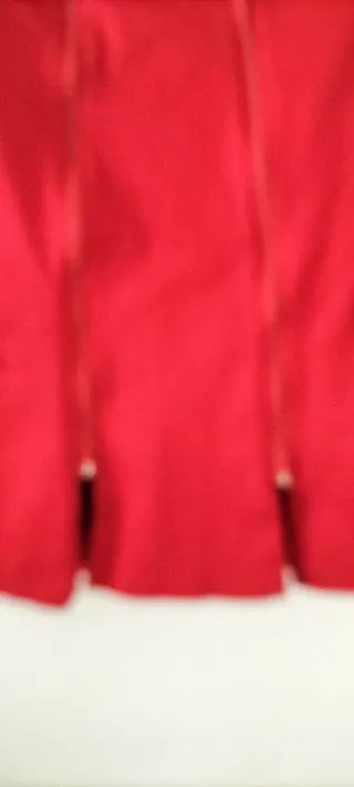 Original Camisa roja de algodón, cuello mao.