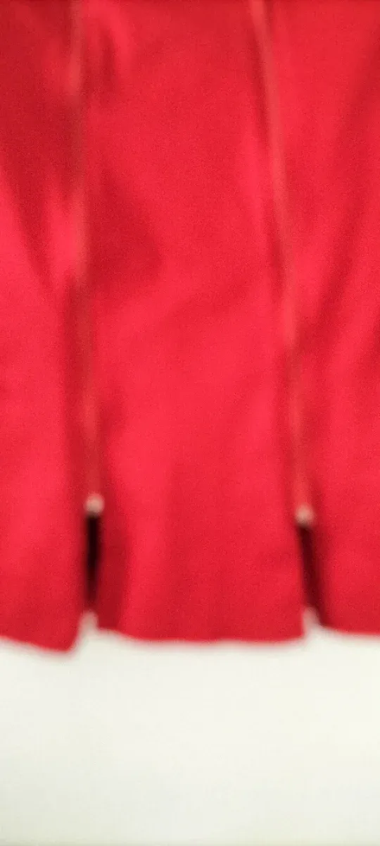 Original Camisa roja de algodón, cuello mao.