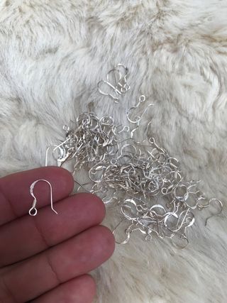 Abalorios para pendientes de plata