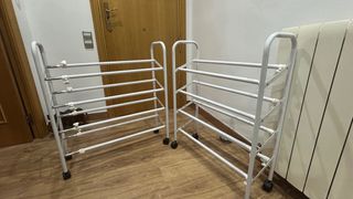 Zapatero Extensible Metálico Blanco