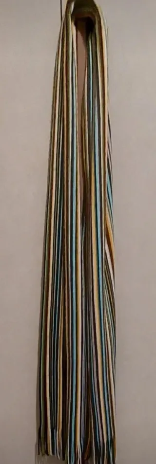 Sciarpa a righe multicolore