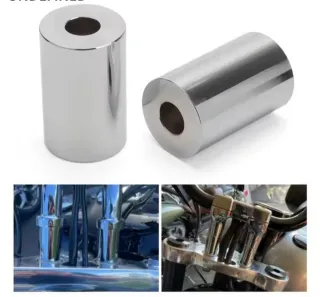 Kit elevador manillar cromado