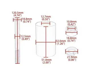 Kit elevador manillar cromado