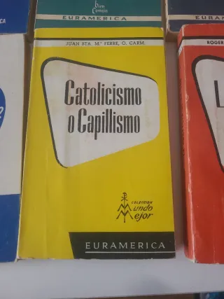 Lote de libros de religión católica
