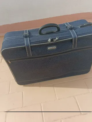 Maleta Taicon azul y gris