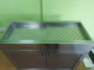 Mesa Acero Inoxidable con Almacenaje