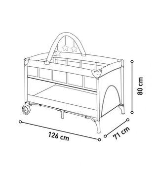 Cuna de viaje ASALVO