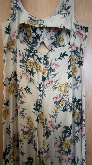 Mono largo floral mujer