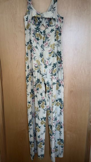 Mono largo floral mujer