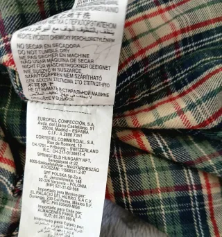 Camisa Springfield Estilo Western Vintage Talla XL