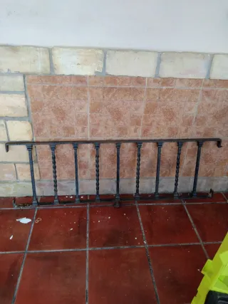 Baranda de hierro forjado