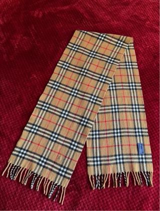 BURBERRY BUFANDA NOVA CHECK MARRON HOMBRE MUJER