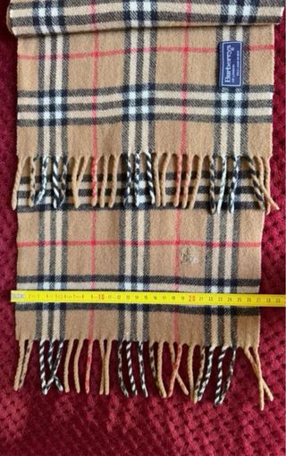 BURBERRY BUFANDA NOVA CHECK MARRON HOMBRE MUJER