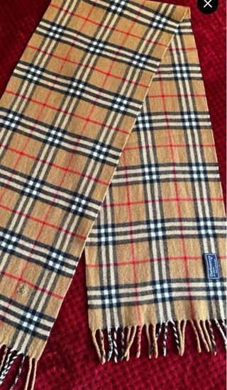 BURBERRY BUFANDA NOVA CHECK MARRON HOMBRE MUJER