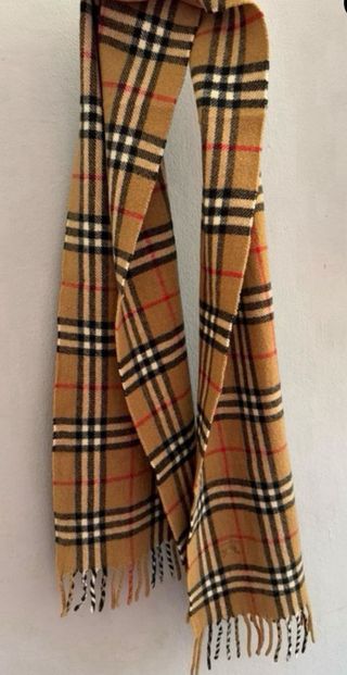 BURBERRY BUFANDA NOVA CHECK MARRON HOMBRE MUJER