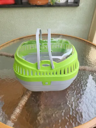 Transportín para conejo/mascota pequeño