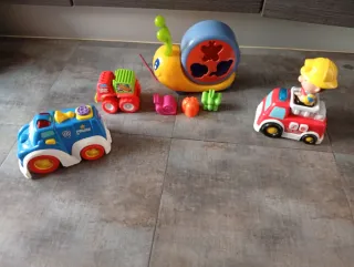 Lote Juguetes Bebé Coche Policía Bomberos