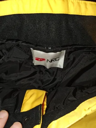 Pantaloni sci/snowboard gialli tg. M