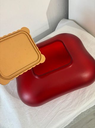 Caja Galletas Alessi Diseño Rojo
