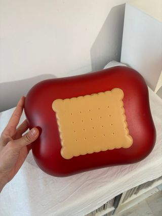 Caja Galletas Alessi Diseño Rojo