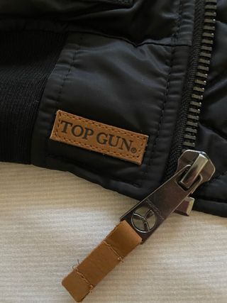 Chaqueta bomber Top Gun negra
