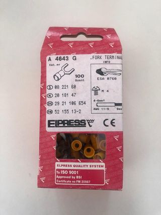 LOTE TERMINALES PARA CABLES