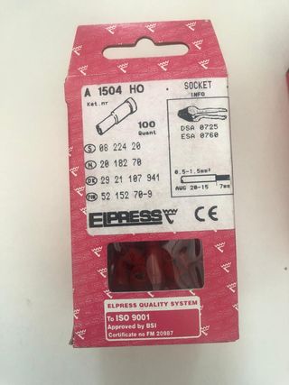 LOTE TERMINALES PARA CABLES