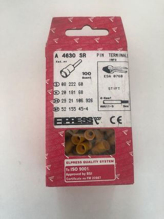 LOTE TERMINALES PARA CABLES