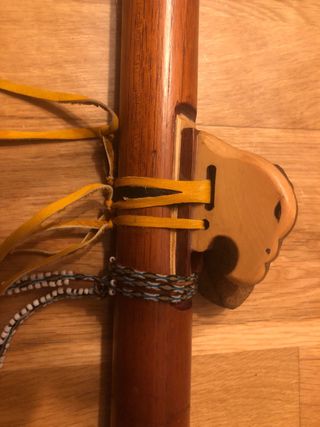 Flauta Nativa Americana de Madera