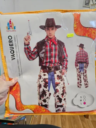 Disfraz Vaquero Partilandia Talla L-XL
